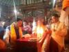 सीतापुर: डिप्टी सीएम केशव मौर्य ने नैमिषारण्य में किये देव-दर्शन