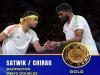 CWG 2022 : बैडमिंटन में भारत की गोल्डन हैट्रिक, सात्विक-चिराग ने पुरुष डबल्स में जीता गोल्ड, शरत कमल टेबल टेनिस में चैंपियन