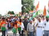 अयोध्या: सांसद के नेतृत्व में 7500 लोगों ने निकाली तिरंगा यात्रा