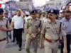 बरेली: एडीजी ने निकाला फ्लैग मार्च, त्योहारों को लेकर देखी पुलिस व्यवस्था