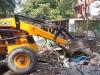 कानपुर: जाजमऊ केडीए बाजार में गरजा बुलडोजर, कई अतिक्रमण को तोड़ा, विरोध पर दस्ते ने पटकी लाठियां