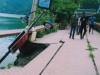 नैनीताल: झील में गिरी ऐतिहासिक बैंड स्टैंड के पास की सुरक्षा दीवार