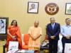 मुख्यमंत्री योगी से टाटा समूह के चेयरमैन एन. चंद्रशेखरन ने की शिष्टाचार भेंट