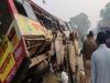 बड़ा हादसा: रोडवेज बस में ट्रक ने मारी टक्कर, छह की मौत, डेढ़ दर्जन घायल