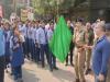 मुरादाबाद: छात्रों ने रैली के निकाल कर यातायात नियमों के प्रति किया जागरूक