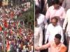 मुंबई : एमवीए घटक दलों ने निकाला महाराष्ट्र सरकार के खिलाफ ‘हल्ला बोल’ मार्च 