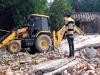 अयोध्या : हाईकोर्ट के आदेश पर ढहाया गया अवैध निर्माण