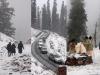 कश्मीर घाटी में हिमपात का दौर जारी, ज्यादातर स्थानों पर तापमान शून्य से नीचे 
