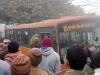 दिल्ली में अनियंत्रित बस सड़क किनारे बनी झुग्गियों में घुसी, पांच घायल
