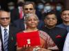 Budget 2023 : सीतारमण बजट पेश करने के लिए लाल रंग के बैग में टैबलेट लेकर संसद पहुंचीं 