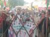 मुरादाबाद: बांदा में धार्मिक स्थल में हुई तोड़फोड़ के खिलाफ कांग्रेसियों ने किया प्रदर्शन