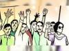 रुद्रपुर: कॉलोनी के बीच से हाईटेंशन लाइन ले जाने पर भड़के लोग, प्रदर्शन  