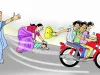 रुद्रपुर: बाइक सवारों ने महिला का बैग छीना 