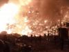 Bajpur News: झोपड़ी में आग लगने से सामान जलकर राख, एक मवेशी की भी मौत