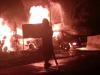 हल्द्वानी: सर्विस के लिए आई दो कारों में लगी आग