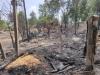 बहराइच : अज्ञात कारणों से लगी आग, चार मकानों की गृहस्थी हुई जलकर राख