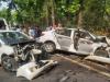बाजपुर: दो कारों की भिड़ंत में आठ घायल, सभी रेफर 
