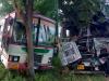 बहराइच: यात्रियों से भरी रोडवेज बस को ट्रक ने पीछे से मारी टक्कर, एक यात्री की मौत