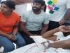 सहारनपुर: पहलवान बजरंग पूनिया और साक्षी मलिक ने भीम आर्मी प्रमुख चंद्रशेखर से मुलाकात कर उनका हाल