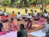 लखनऊ: राजकीय आयुर्वेद महाविद्यालय एवं चिकित्सालय के डॉक्टरों ने किया योगाभ्यास, लोगों को किया जागरूक 