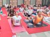 International Yoga Day: हल्द्वानी में मनाया गया विश्व योग दिवस, निरोग रहने का लिया संकल्प