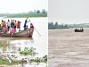 मुरादाबाद में रामगंगा नदी खतरे के निशान से सिर्फ 82 सेंटीमीटर दूर, किसान बोले- पुल टूटने से बढ़ी परेशानी...नाव का ले रहे सहारा