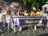 Allahabad University : छात्र की मौत के बाद विवि प्रशासन के खिलाफ निकाला कैंडल मार्च