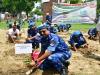प्रयागराज : आरएएफ ने 2500 पौधे लगाकर लोगों को प्रयावरण का दिया संदेश
