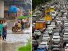 दिल्ली के कुछ हिस्सों में बारिश, जलमग्न इलाकों में बढ़ी लोगों की परेशानी 