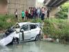 सीतापुर: अनियंत्रित होकर गोन नदी में गिरी कार, चार गंभीर रूप से घायल