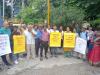 रामनगर: प्रधानमंत्री, गृह मंत्री के इस्तीफे की मांग को लेकर प्रदर्शन