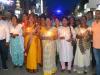पीलीभीत: मणिपुर की घटना की निंदा, निकाला कैंडल मार्च