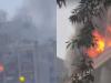 दिल्ली में बाराखंबा रोड पर डीसीएम बिल्डिंग में लगी भीषण आग
