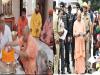 गोरखनाथ मंदिर में मुख्यमंत्री योगी ने किया रुद्राभिषेक, जनता दर्शन में सुनी लोगों की समस्याएं