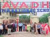 अयोध्या: जिले में बंद रहे करीब 50 निजी स्कूल, काली पट्टी बांधकर शिक्षकों ने जताया विरोध
