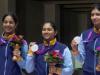 भारतीय महिला 10 मीटर एयर पिस्टल टीम ने रजत पदक जीता 