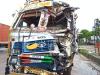 अयोध्या में बड़ा सड़क हादसा, ओवरब्रिज पर प्राइवेट बस और ट्रक में भिड़ंत, 2 की मौत - 9 घायल 