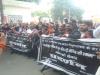 मुरादाबाद: कलेक्ट्रेट में रजिस्ट्री कार्यालय लाने को अधिवक्ताओं ने किया प्रदर्शन, दिया ज्ञापन 