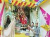 सुलतानपुर: पंडालों में स्थापित मां दुर्गा के खुले कपाट, विजयादशमी से दिखेगी महोत्सव की असली रंगत 