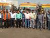 लखनऊ: चारबाग रोडवेज बस अड्डे पर संविदा चालक-परिचालकों का प्रदर्शन, 18 सूत्रीय मांगों का सौंपा ज्ञापन