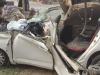 मुरादाबाद में भीषण सड़क हादसा...खड़े वाहन में कार घुसने से 4 लोगों की मौत