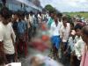 बरेली: टक्कर के बाद राज्यरानी एक्सप्रेस के इंजन में फंसा शव, बाकरगंज में रेलवे पुल पर ट्रेन से कटा युवक
