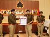 प्रयागराज: एसीपी अजीत सिंह चौहान को राष्ट्रपति पुलिस पदक से किया गया सम्मानित