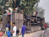 अयोध्या में भीषण सड़क हादसा: सवारियों से भरी स्लीपर बस पलटी, कई यात्री घायल