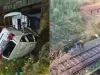 महाराष्ट्र: कर्जत के पास पुल से कार चलती मालगाड़ी पर गिरी, तीन की मौत