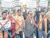 मुरादाबाद: 'टीएमयू में कई छात्राओं की मौत की हो सीबीआई जांच', कलेक्ट्रेट कार्यालय पर शिवसैनिक ने किया प्रदर्शन 