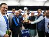 PHOTOS : देशी-विदेशी क्रिकेटर लीजेंड्स ट्रॉफी के साथ पहुंचे आगरा, जानिए कब शुरू होगा टूर्नामेंट