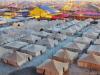 प्रयागराज: रेत में तंबुओं की नगरी बसाने की तैयारी शुरु, जमीन के समतलीकरण के बाद होगा आवंटन