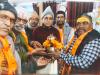 कासगंज: हरि की पौड़ी का जल लेकर अयोध्या पहुंचे रामभक्त, किया गया पुष्पवर्षा कर स्वागत