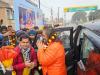 अयोध्या: रामनगरी पहुंचे स्वामी अमृतास्वरुपनंद पुरी का हुआ भव्य स्वागत 